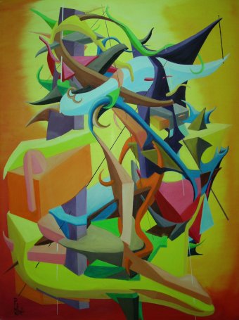 Malarstwo "Siedzący akt kobiecy: Dynamiczna elegancja", malarz Paul Bonnie Kent olej płótno w Jose Art Gallery