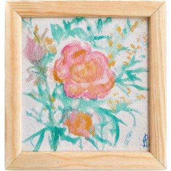 Flowers in greenery