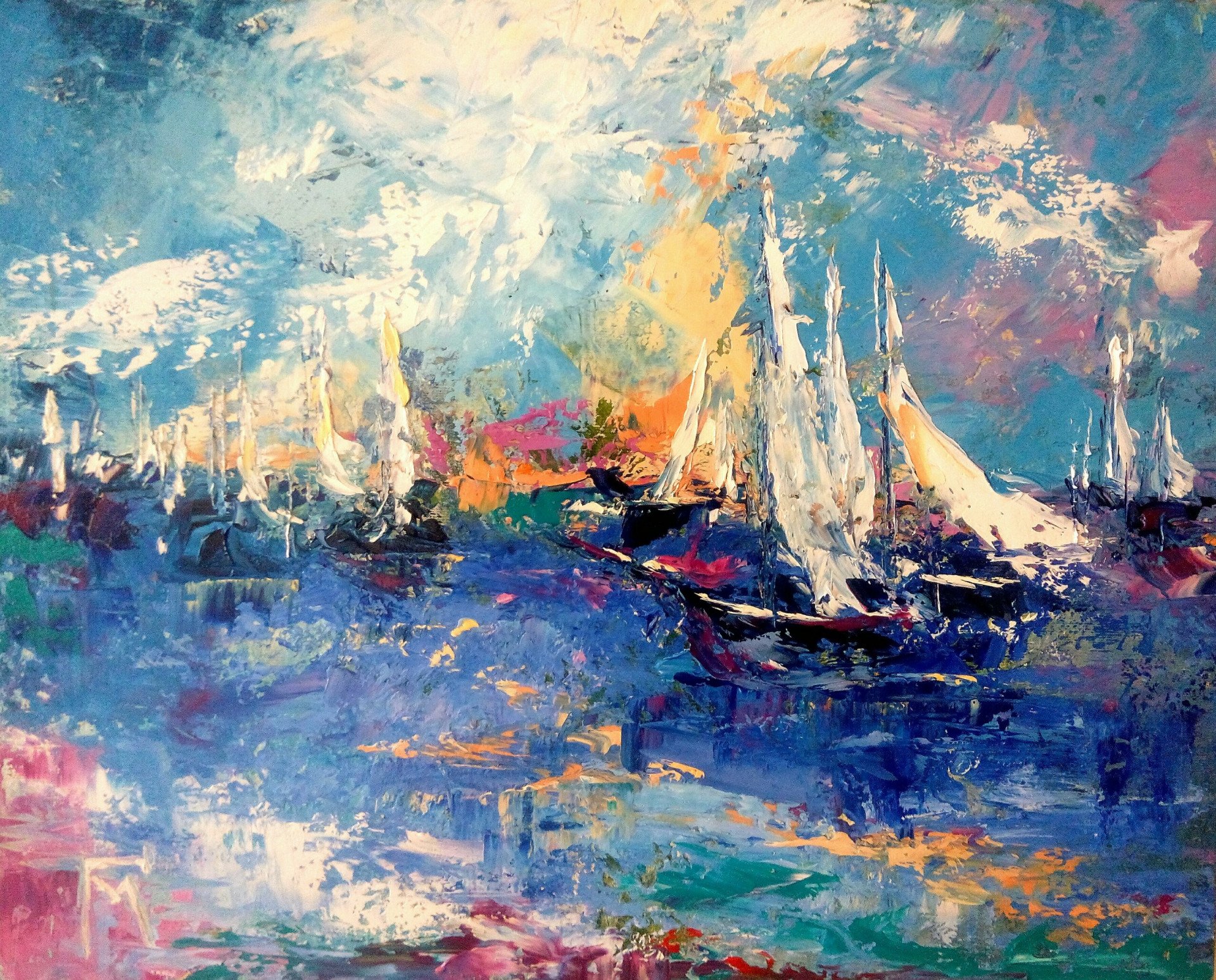 Brisa marina Painting by Marina Gaydar - Jose Art Gallery