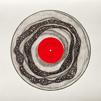 Drawing "Musical abstraction about everyday life" by illustrator #artdjartem mixed method paper at Jose Art Gallery
