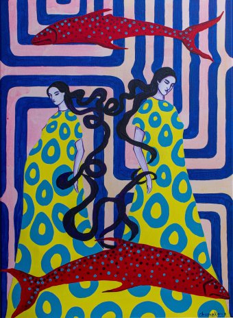 Painting Waiting for a Miracl