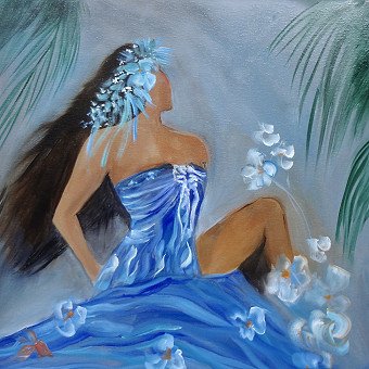 Blue Sarong