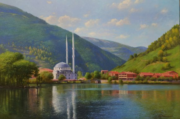 Uzungöl. A Turkish landscape in contemporary realism