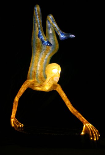 Sculpture "Sculptural enthusiasm Light" by sculptor Sculi Mixed method at Jose Art Gallery