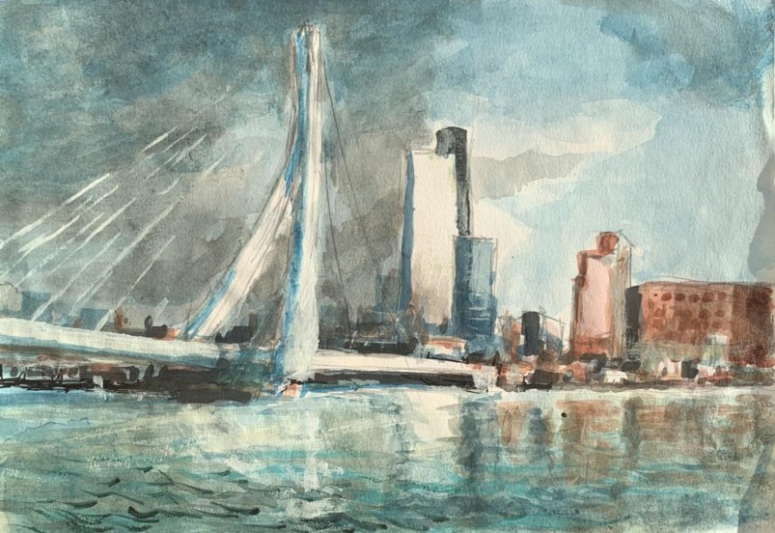 Additional view 2: Academic Art Marine Art Painting Facing the southwest wind by painter Jose Maurício Saldanha Alvarez Saldanha-Alvarez oil canvas 