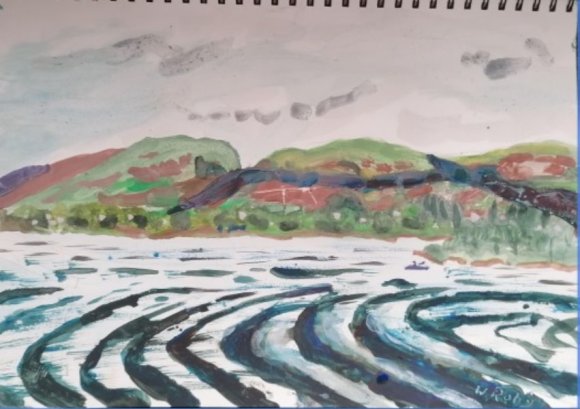 Rydal Water,  towards Grasmere