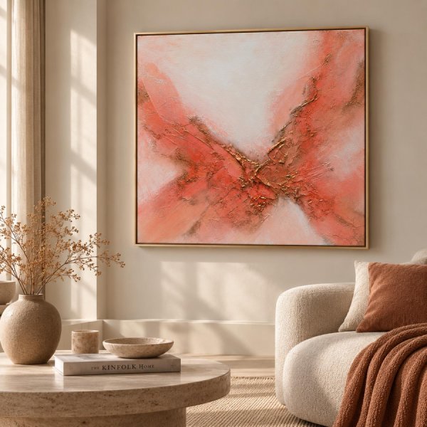 Additional view 4: Abstract Landscape Painting FLORENCE by painter TIANA KARAPETIAN acrylic canvas 