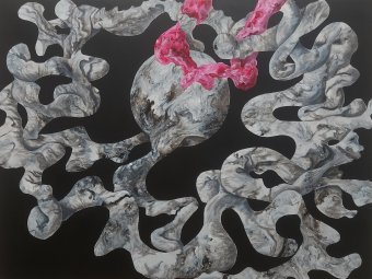 Pintura "Frontera • Evasividad", pintor ValerI KlepA acrílico lienzo en Jose Art Gallery