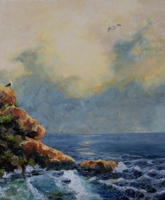 Живопис "Ранок перед бурею", живописець Anton Zapotochny(Dovzhenko) акрил холст в Jose Art Gallery