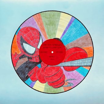 Drawing "Spider-Man. Painting on paper" by illustrator #artdjartem pencil paper at Jose Art Gallery