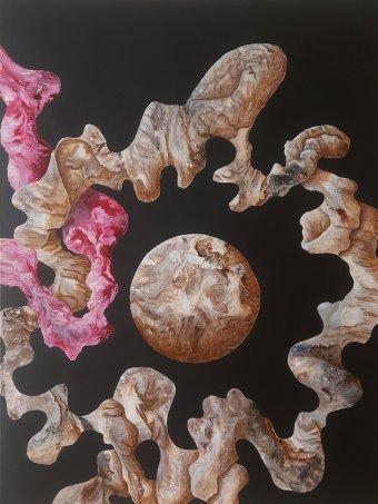 Pintura "Frontera • Lapidario", pintor ValerI KlepA acrílico lienzo en Jose Art Gallery