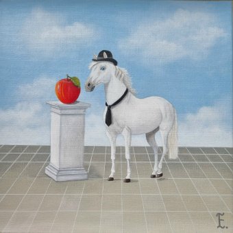 Живопись "Созерцание мысли", живописец Екатерина Бесполова акрил холст в Jose Art Gallery