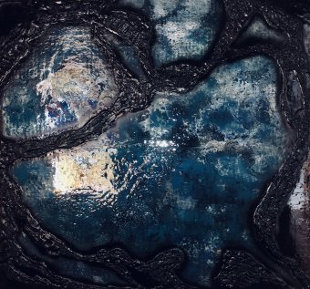 Malerei "Tieferes Blau", maler/-in Machnolga Acryl Kunststoff in der Jose Art Gallery