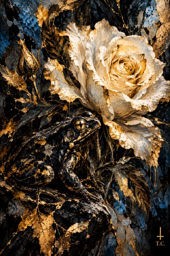 Eine weiße Rose und ein schwarzes Geheimnis