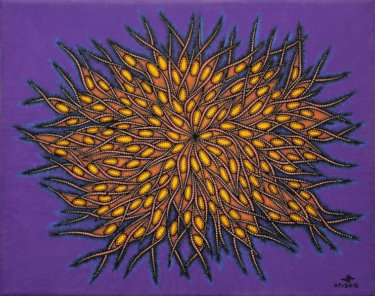 Pistil Painting by Jonathan Pradillon - Jose Art Gallery