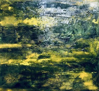 Malerei "Mischung aus Grün und Gelb", maler/-in Machnolga Acryl Kunststoff in der Jose Art Gallery