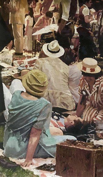 Painting "Summer Party I" | Artist William Oxer F.R.S.A. | Jose Art Gallery