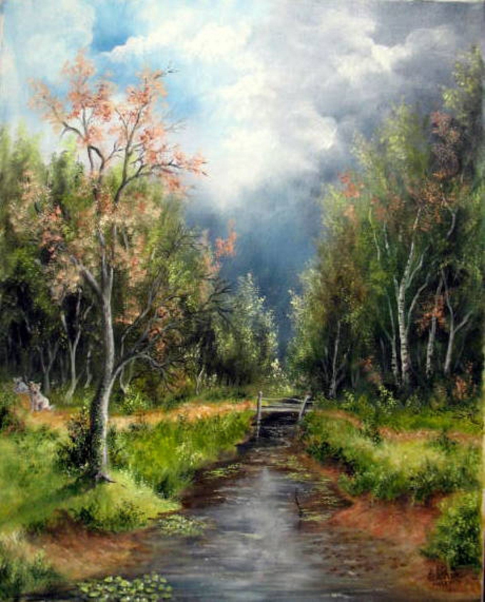 Картина «Гроза йде», Джерард ДЖЕХІН - Jose Art Gallery