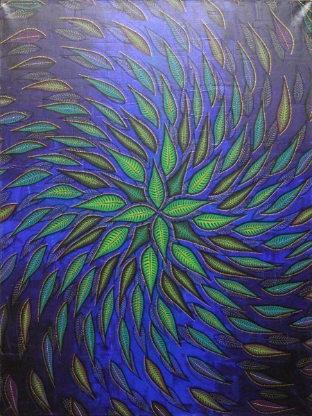 Spiral foliage Painting by Jonathan Pradillon