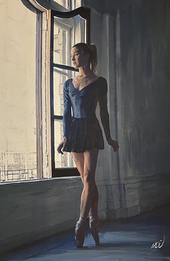 Painting "For Where She Goes..." | Artist William Oxer F.R.S.A. | Jose Art Gallery