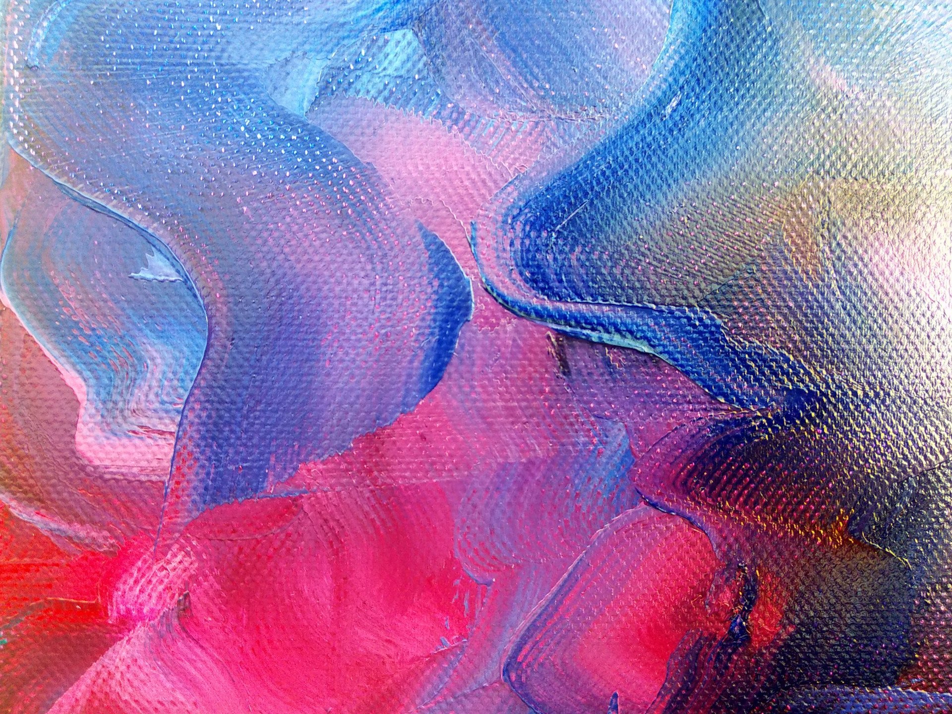 Abstract knife textured art - painting