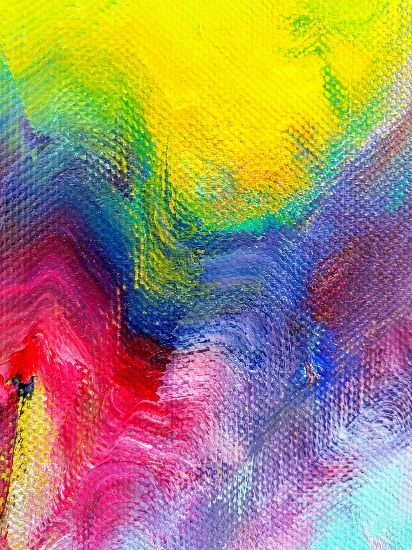 Abstract knife textured art - order