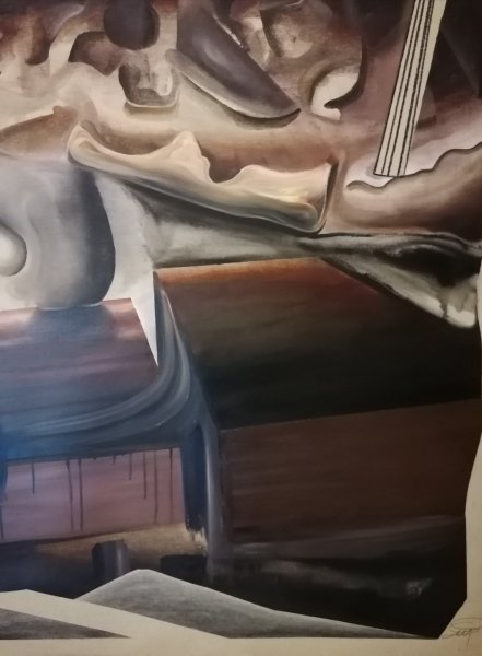 Imagen adicional 4: Moderno Naturaleza muerta Pintura "POSTALROSA", pintor Stefano Mazzolini óleo lienzo 