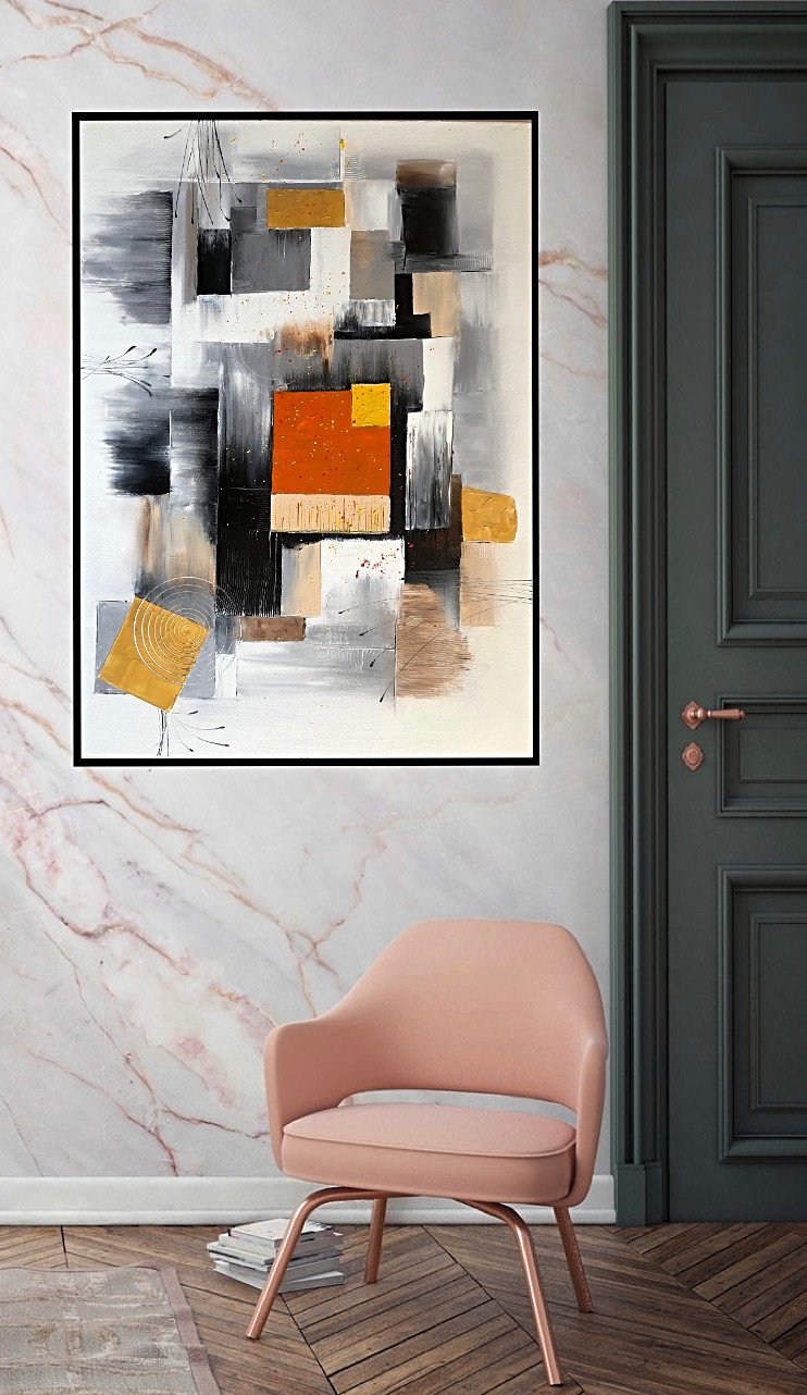 Colorful Cube - painting