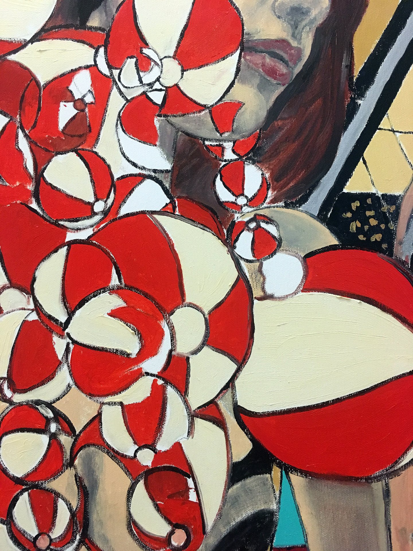 Alex balloon Attack - painting