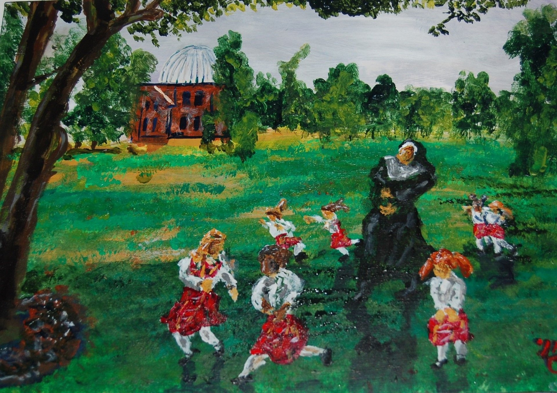 Observatory Park Painting by Mark Smith Jose Art Gallery