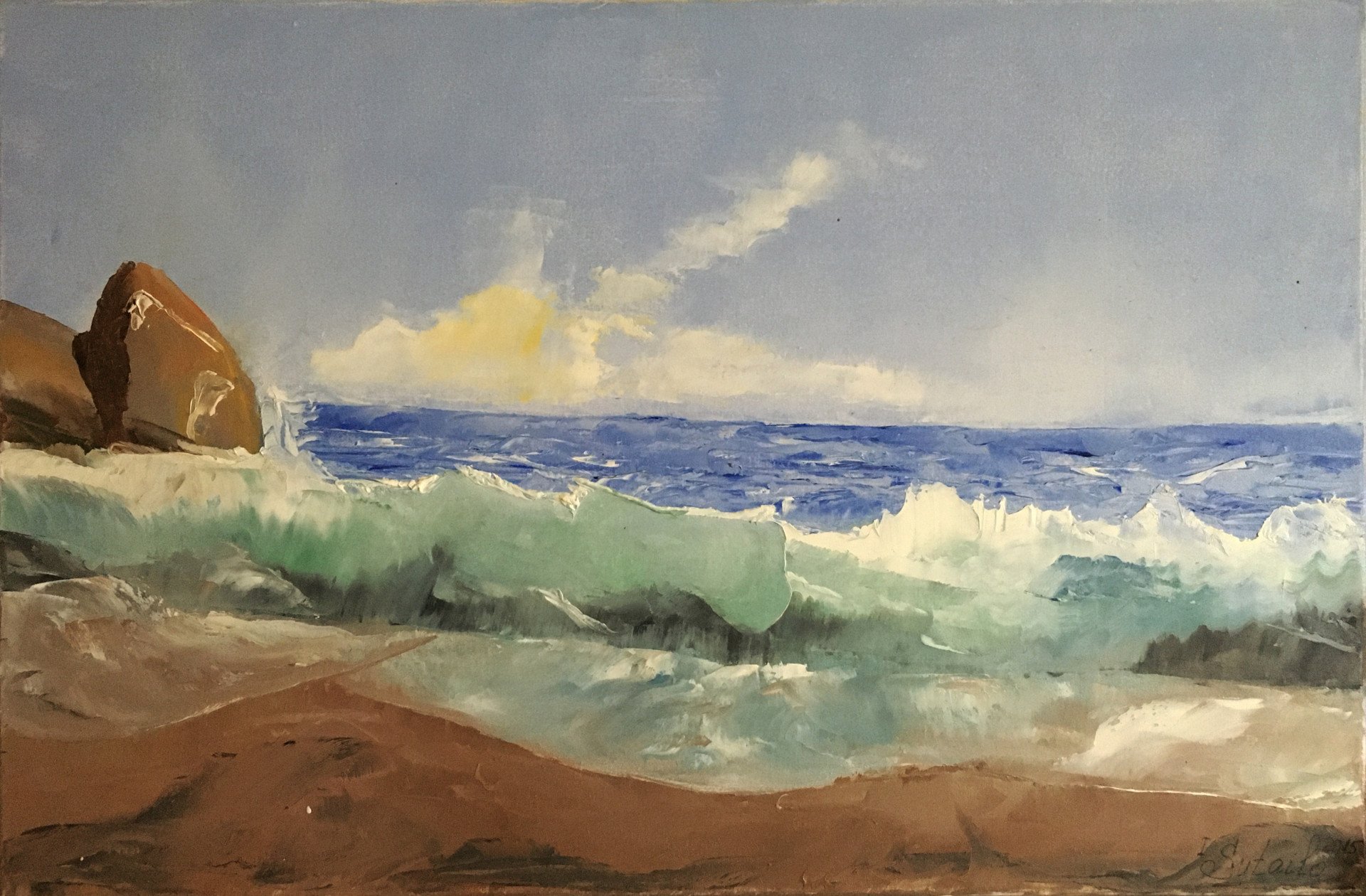 Sea breeze Painting by Ira Sytailo - Jose Art Gallery