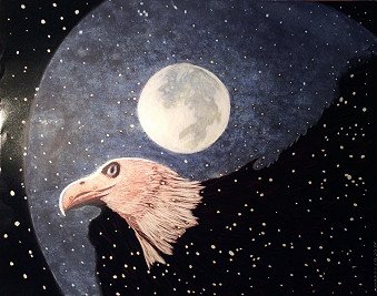 Drawing "Condor" | Artist Martin Ashkhatoev | Jose Art Gallery