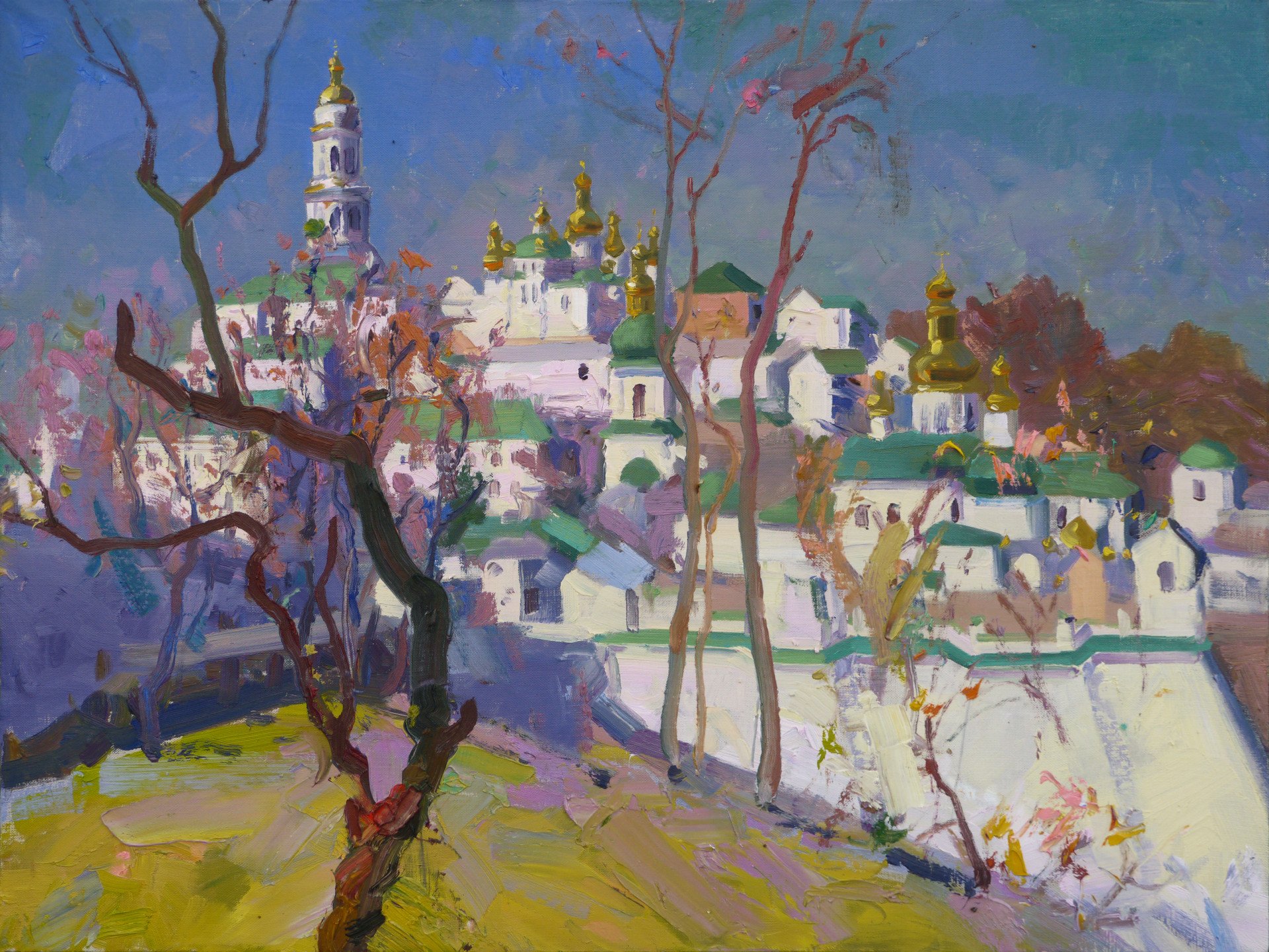cityscapes-painting-spring-in-