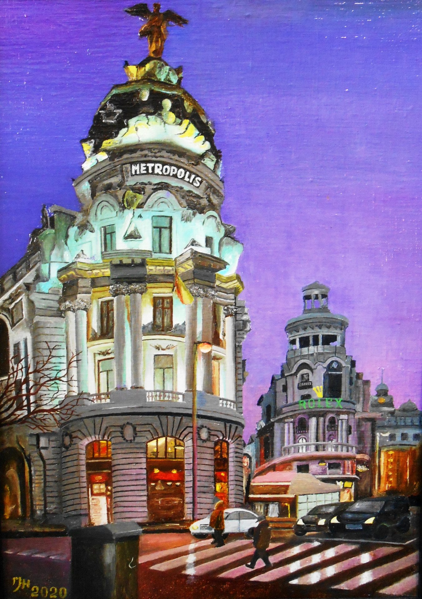 Madrid Spain Painting by Nikolai Zhupikov - Jose Art Gallery