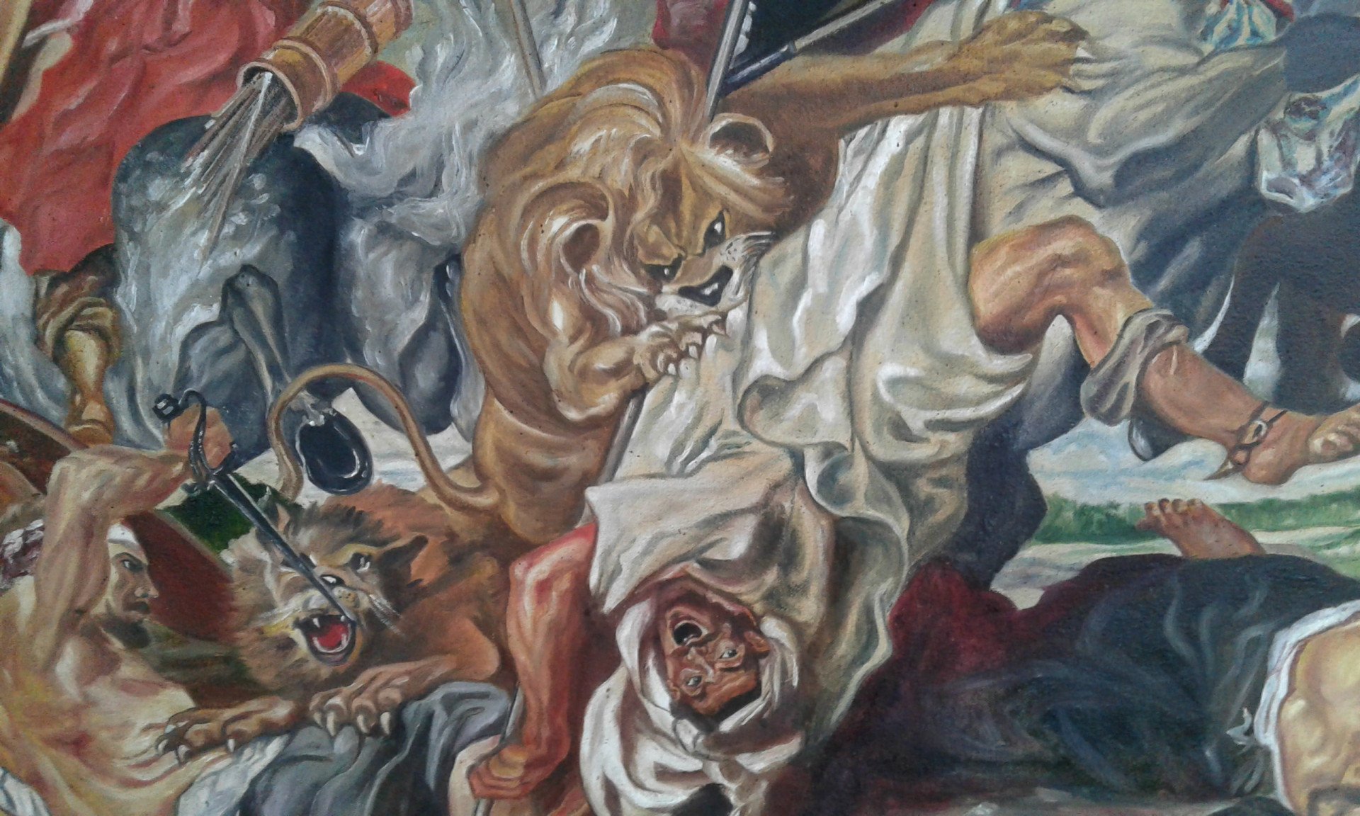 The Lion Hunt reproduction - buy