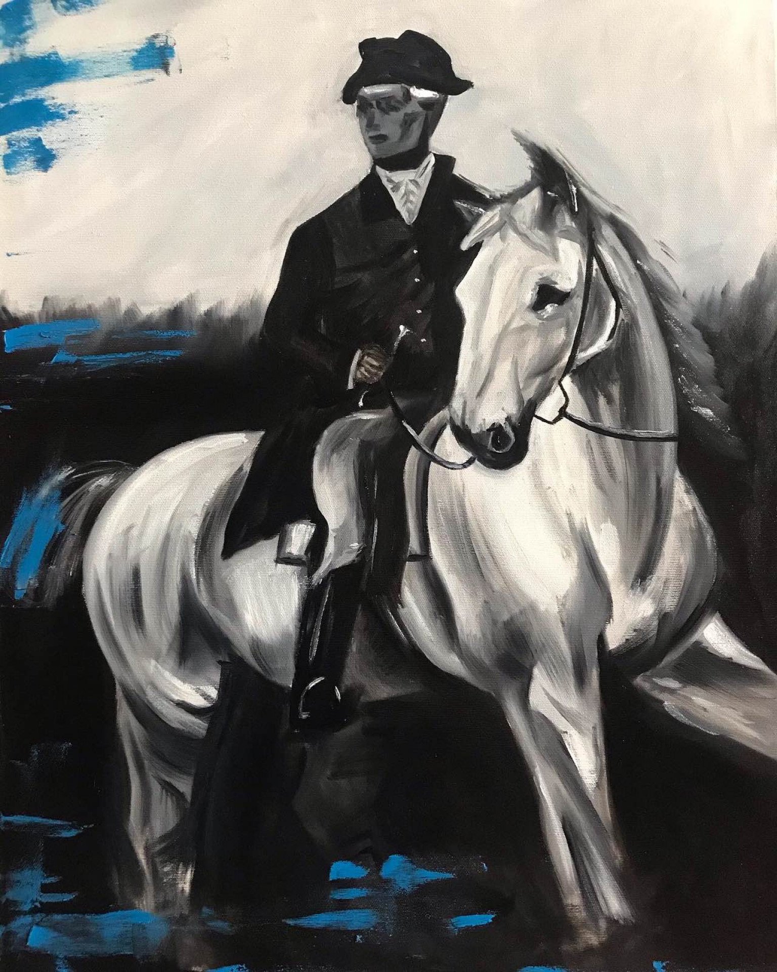 Rider Painting by Yana Khliebnikova - Jose Art Gallery