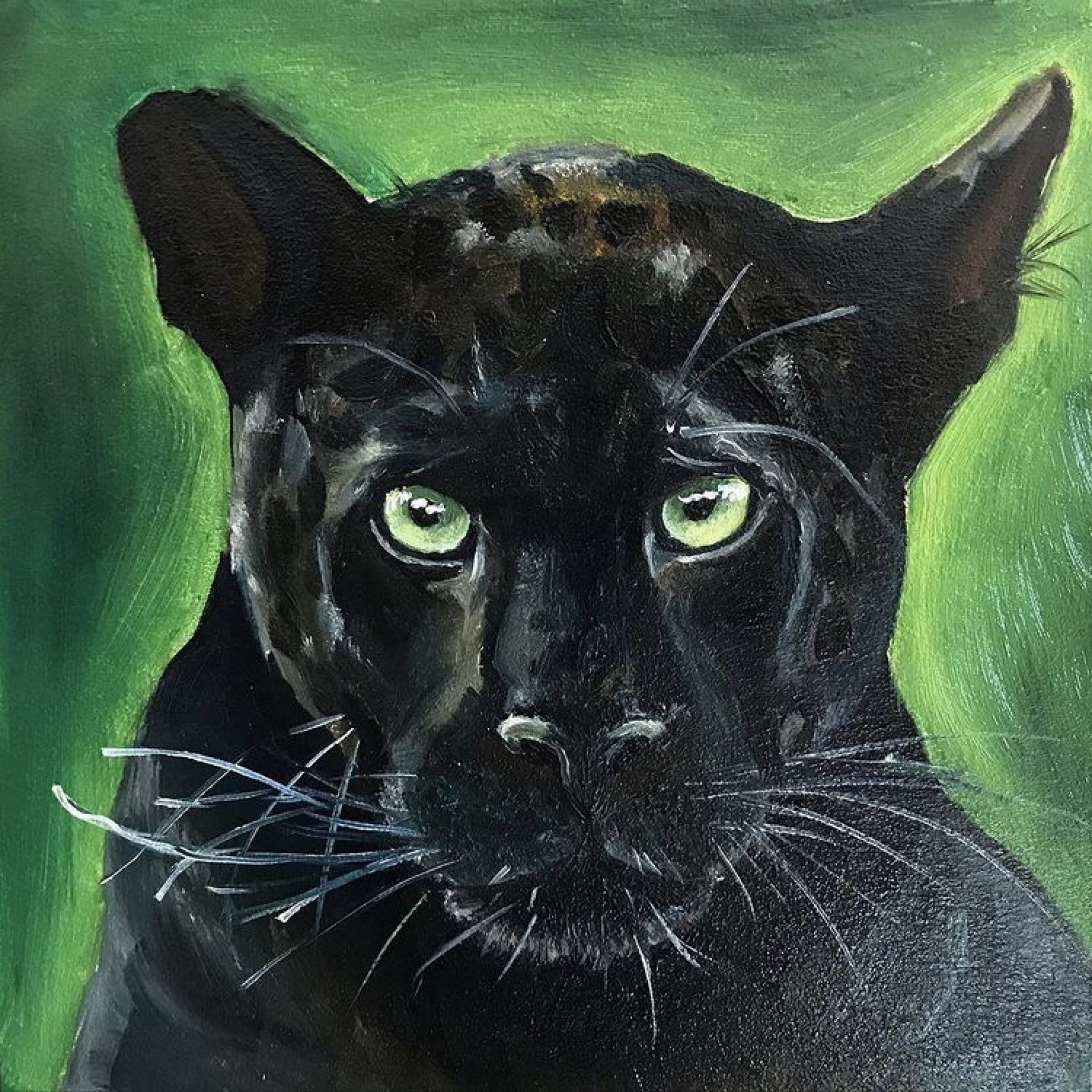 Pantera Pintura de Yana Khliebnikova - Jose Art Gallery, image size:1920x1920