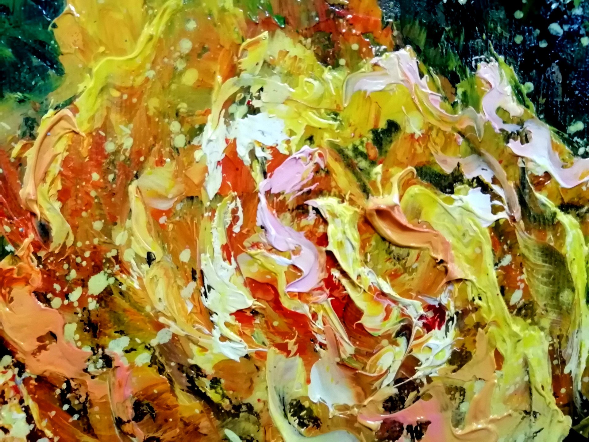 Yellow Roses Painting by Eleonora Obukhova Jose Art Gallery