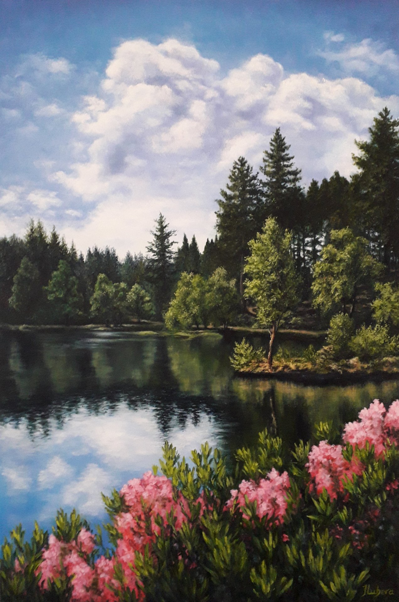 Summer Painting by Iryna Lubera - Jose Art Gallery