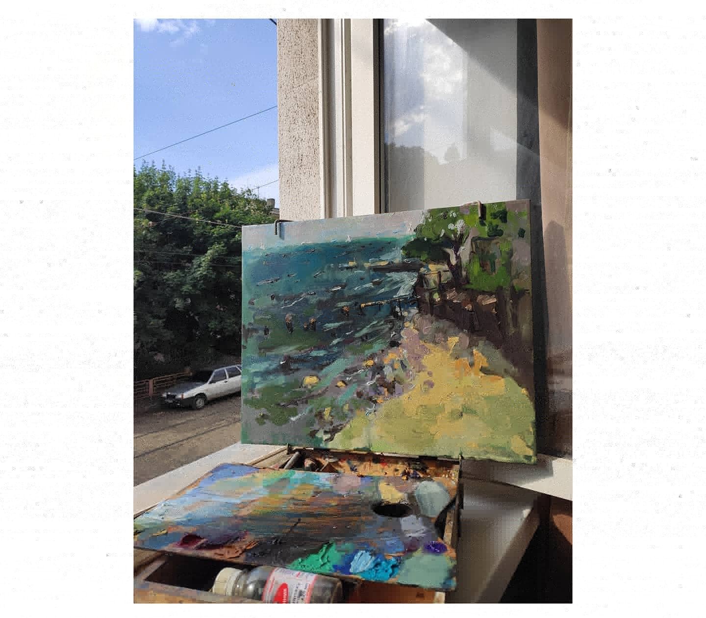 Odessa coast Painting by Iryna Suslenko Jose Art Gallery