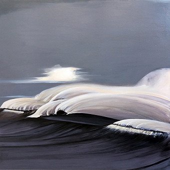 Painting "Waiting" | Artist Robert Szczebiot | Jose Art Gallery