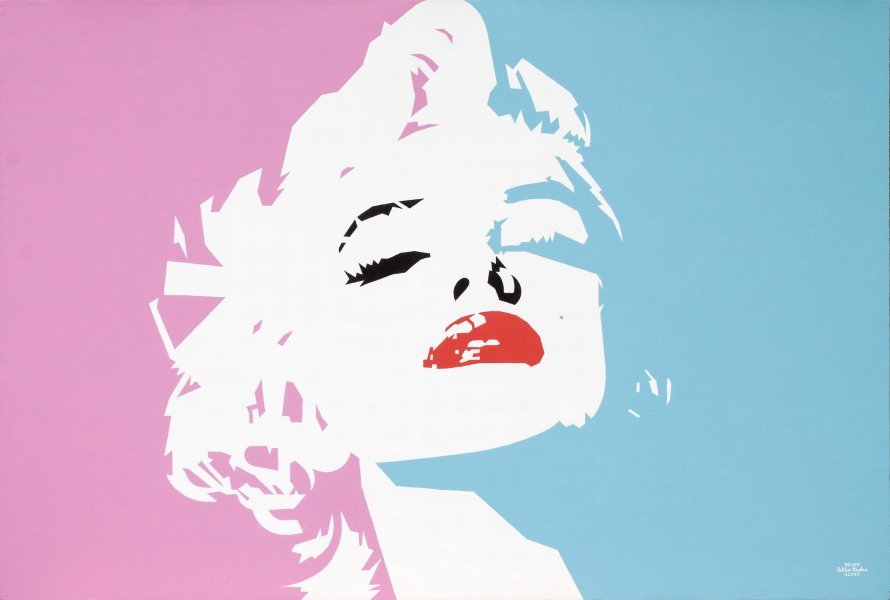 Pintura «Marilyn Monroe: ícone revelado», Zelko Radic Bfvrp