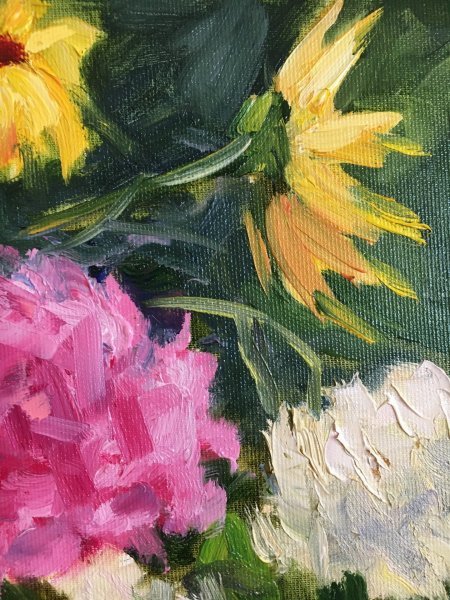 Summer flowers Painting by Iryna Karpiak - Jose Art Gallery