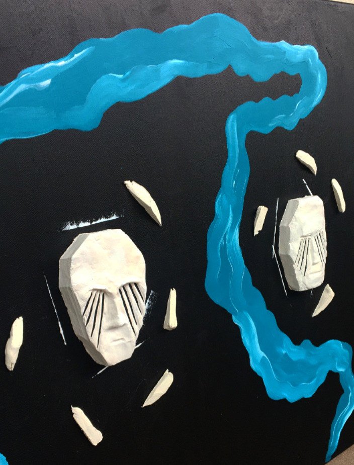 Separated Painting by Katerina Goncharuk Jose Art Gallery