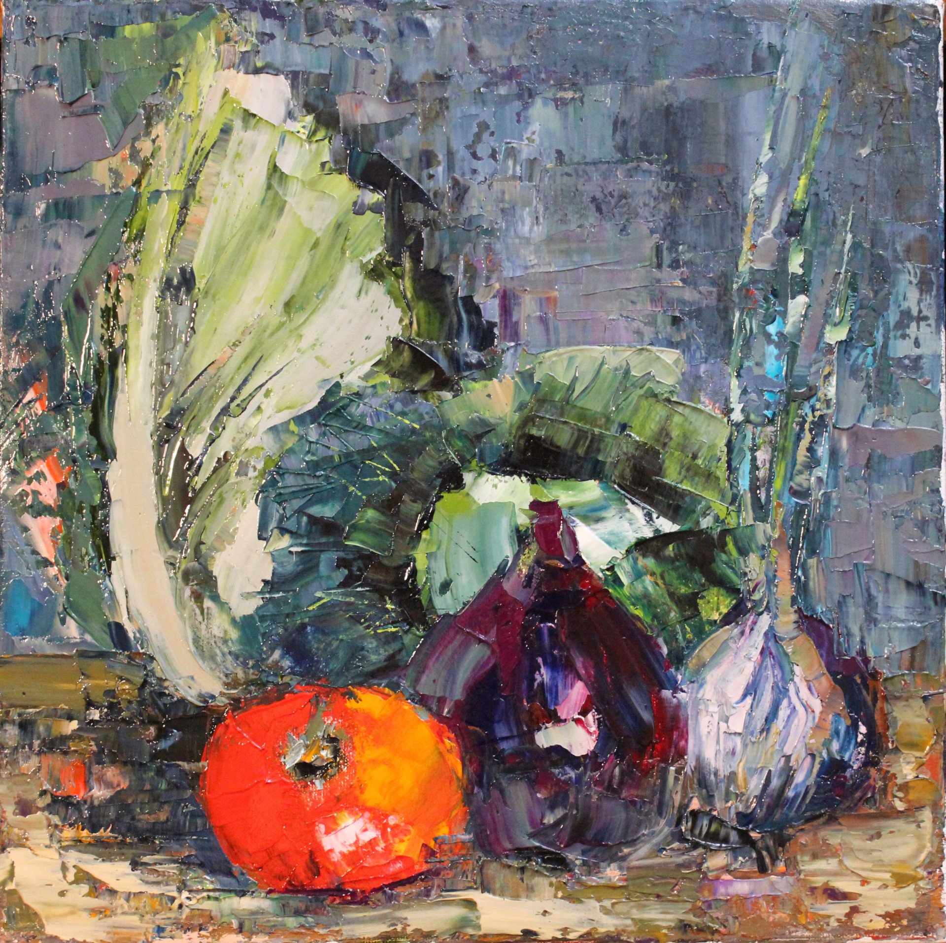 Vegetable Acrylic Painting