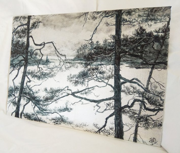 Îles Valam Dessin - Olga Farukshina - Jose Art Gallery