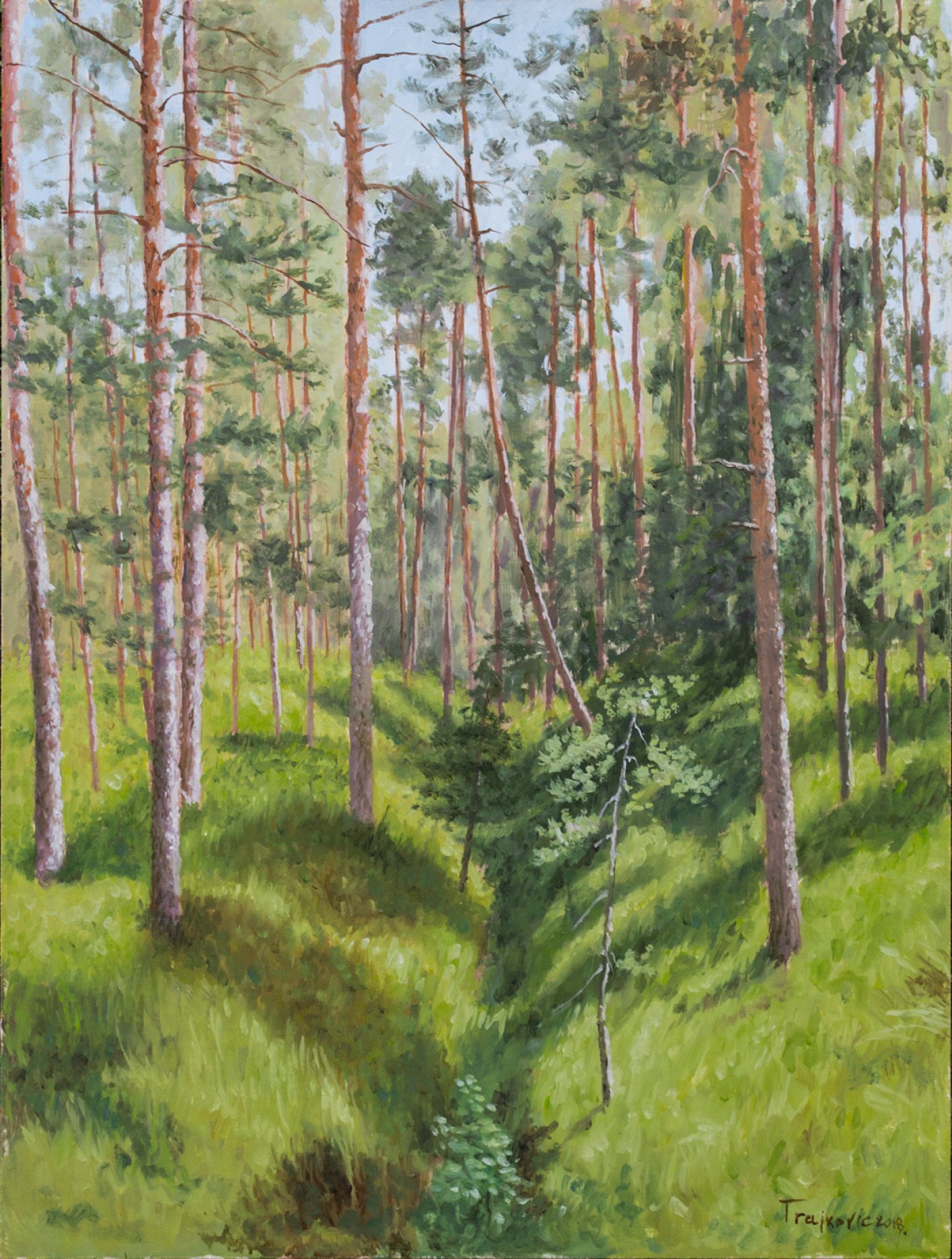 Dry Stream Painting by Dejan Trajkovic Jose Art Gallery