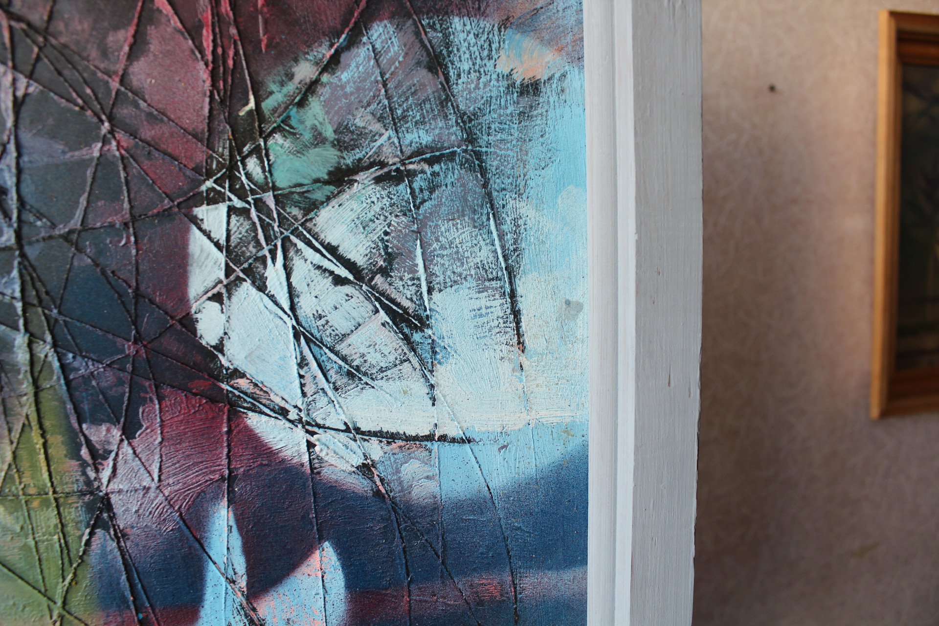 New moon - painting