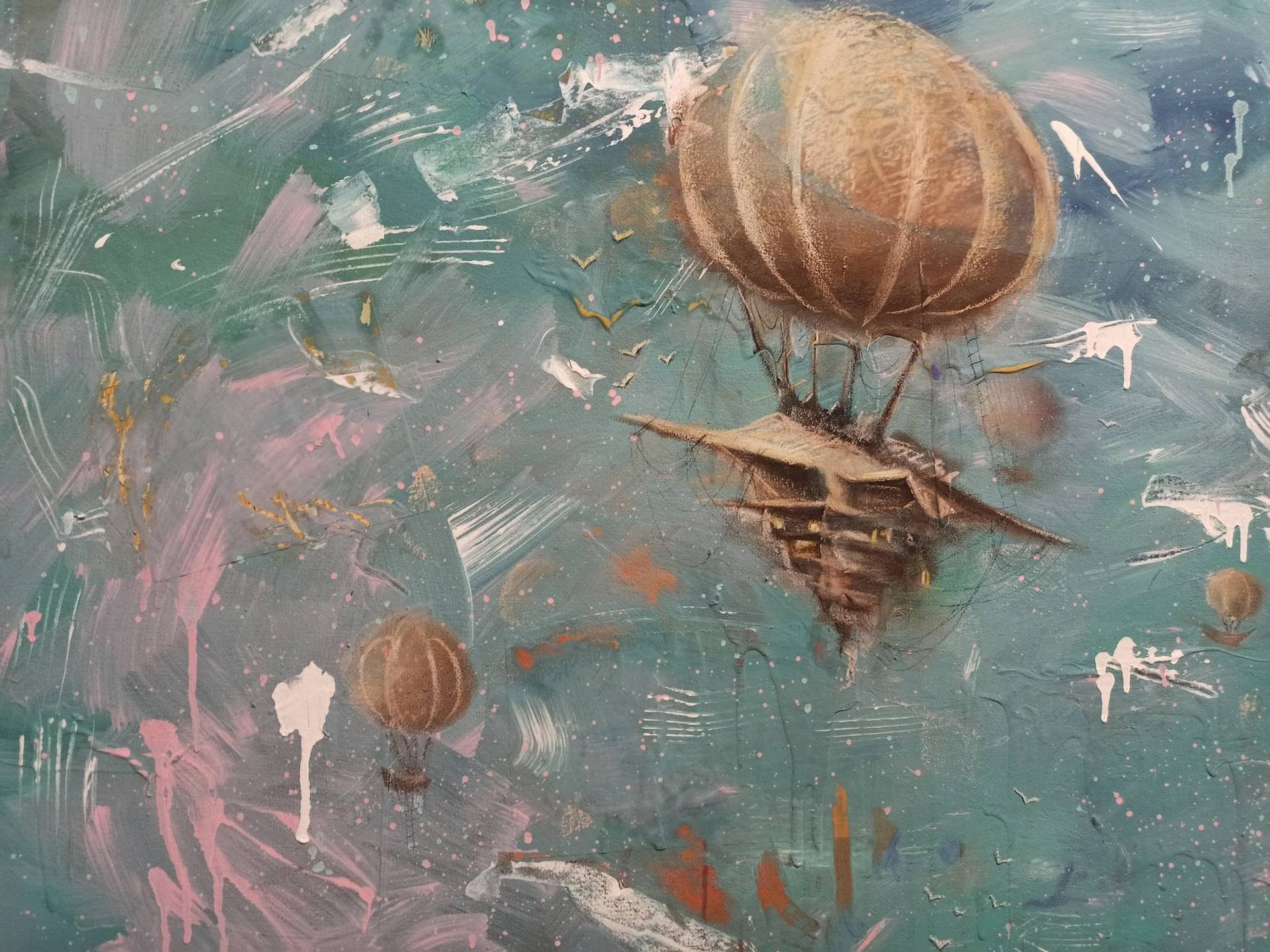 The balloon#2 - painting