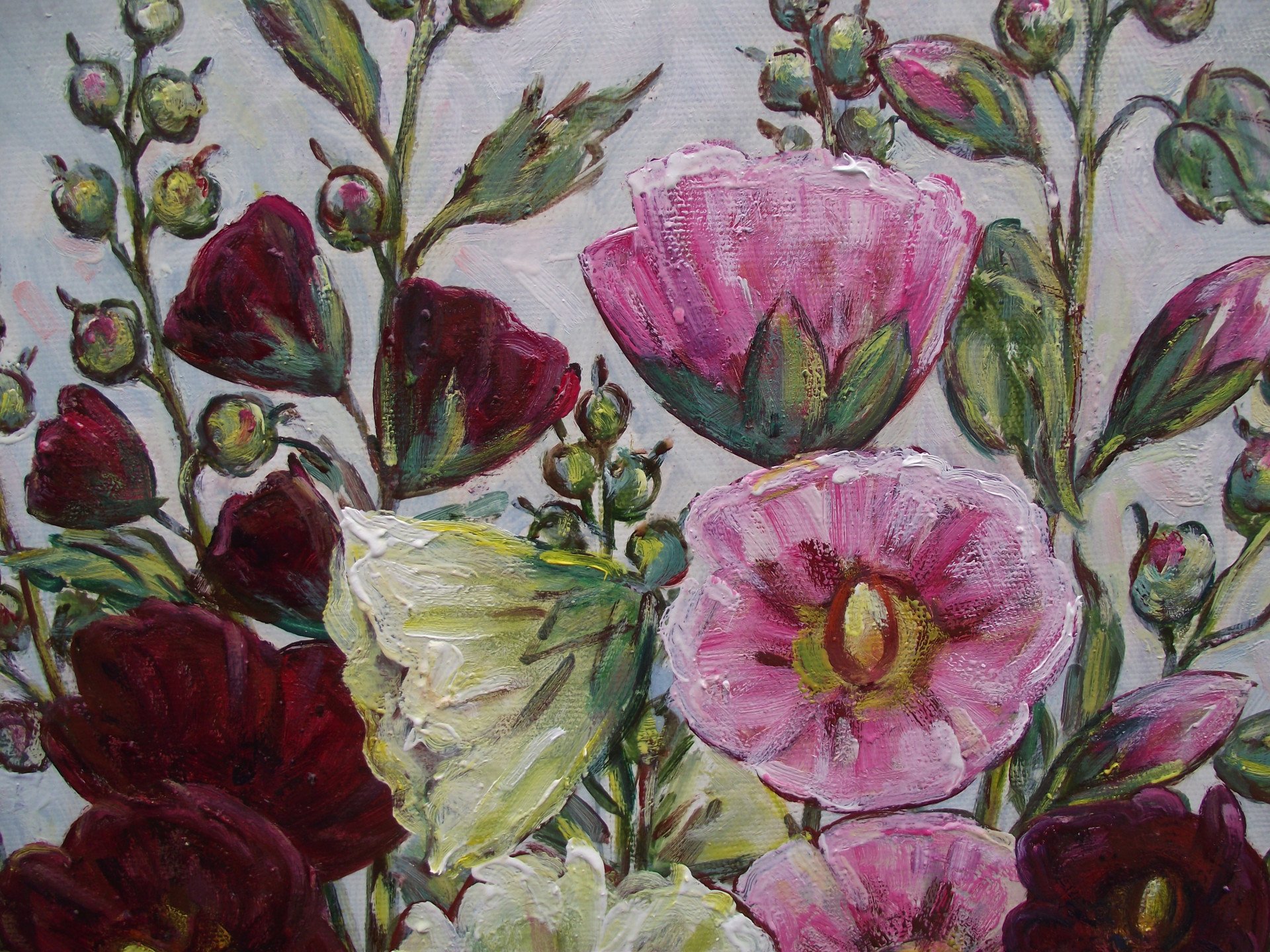 Mallows. - painting